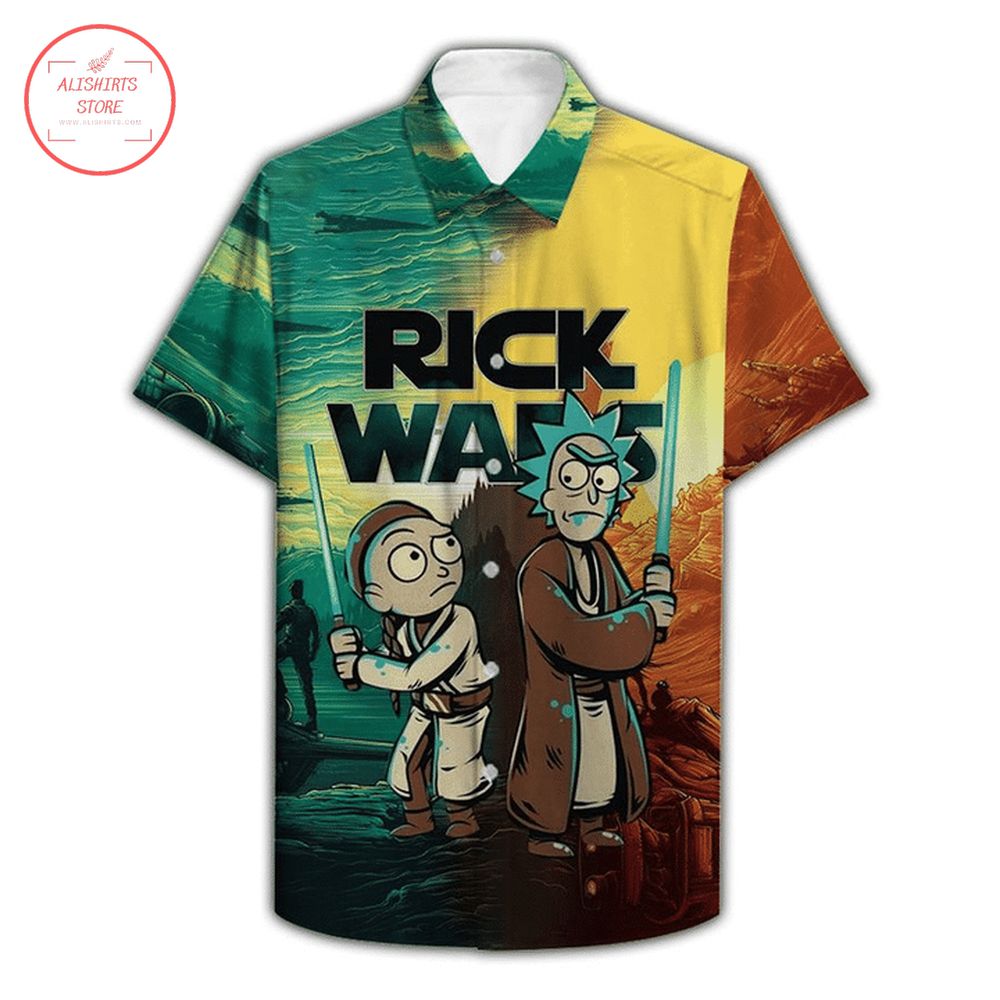 Rick & Morty S Hawaiian Shirt Beach Outfit Summer