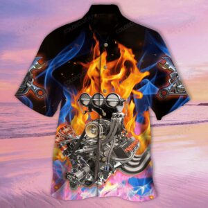 Rod Machine 02 Hawaiian Shirt Summer Beach Outfit