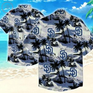 San Diego Padres Hawaiian Shirt Beach Outfit Summer