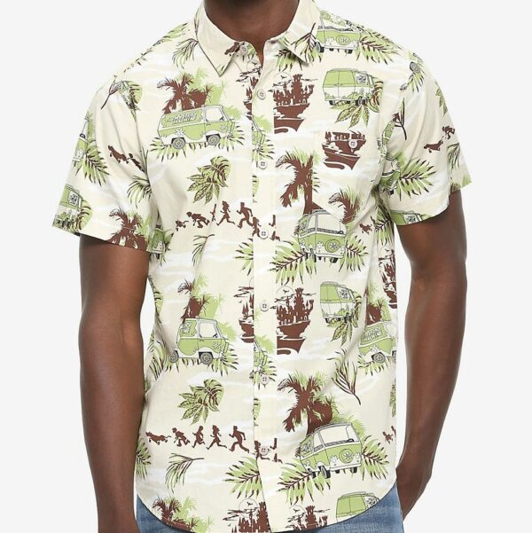 Scooby Doo Mystery Machine Tropical Hawaiian Shirt