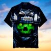 Seattle Seahawks Skull Hawaiian Shirt