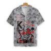 Skull King Spades Skull Hawaiian Shirt