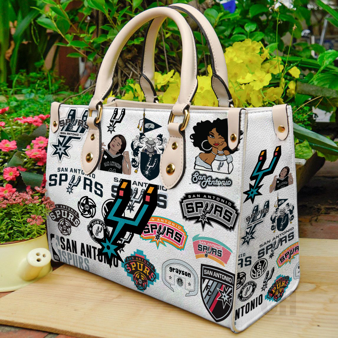 San Antonio Spurs Lover Women Leather Hand Bag