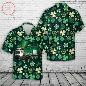 St. Patrick'S Day Waste Management Hawaiian Shirt