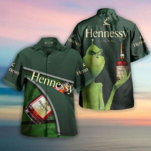 The Grinch Hennessy Gognac Hawaiian Shirt