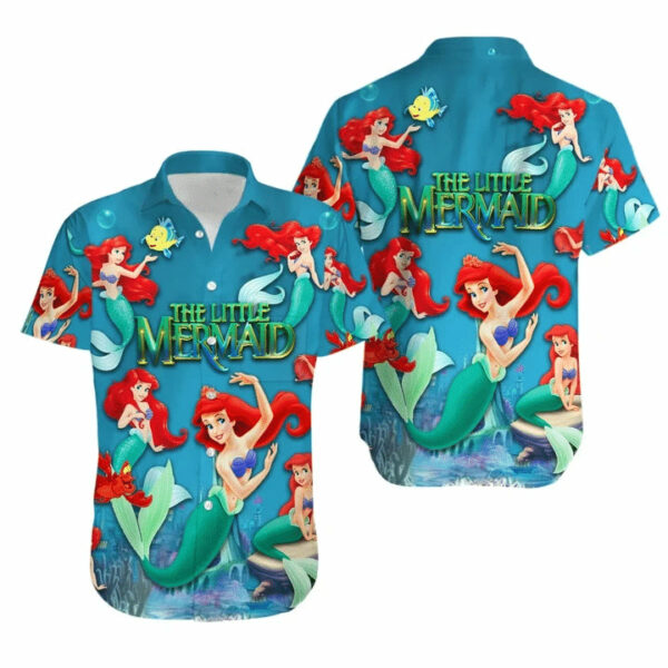 The Little Mermaid Cute Hawaiian Shirt