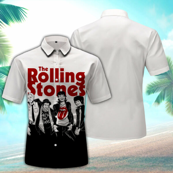 The Rolling Stones Rock 'N Roll Legend Hawaiian Shirt