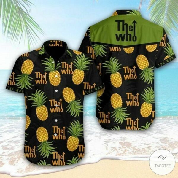 The Who Pineapple Hawaiian Shirt Outfit Beach Summer