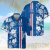 Tropical Hibiscus Pabst Blue Ribbon Hawaiian Shirt