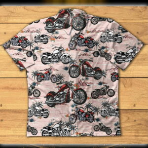 Vintage American Motorcycle S Hawaiian Shirt