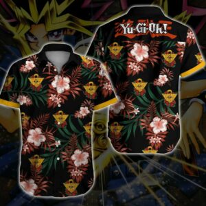 Yugi Tropical Hawaiian Shirt Summer Beach Outfit
