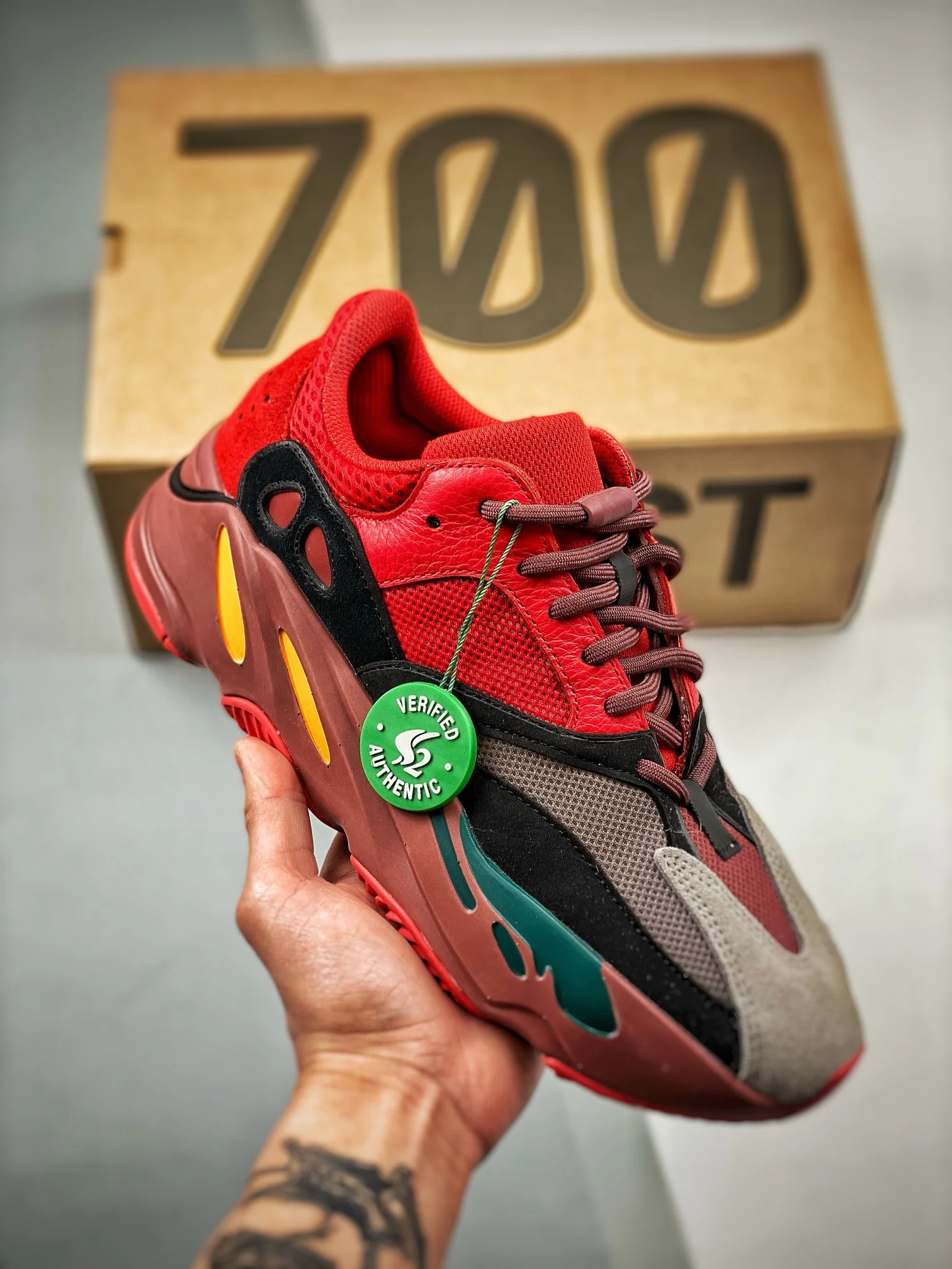 Adidas Yeezy Boost 700 Hi-Res Red HQ6979 For Sale
