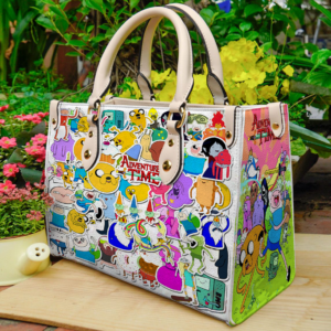 Adventure Time Women Leather Hand Bag