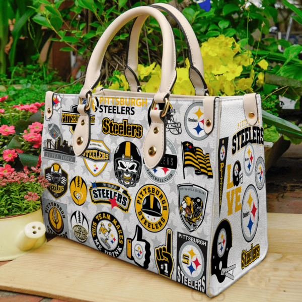 Pittsburgh Steelers 3 Women Leather Hand Bag