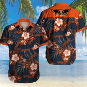 Aerosmith Hawaiian Shirt Summer Outfit Beach