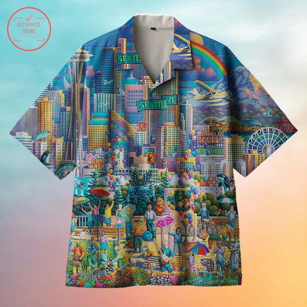 Amazing Seattle City Hawaiian Shirt