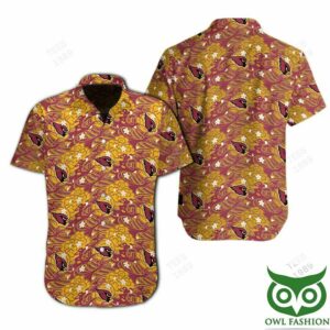 Arizona Cardinals Great Waves Of Japanese Hawaiian Shirt