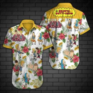 Beavis And Butt Head Hawaiian Shirt