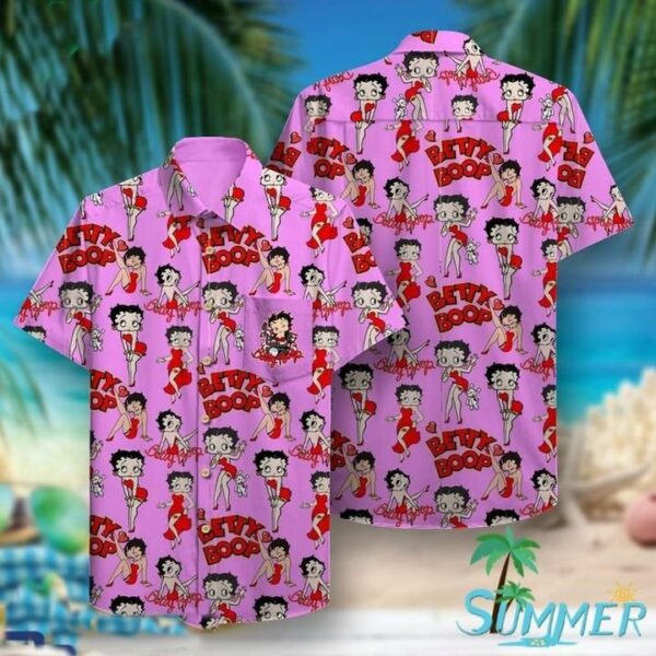 Betty Boop Hawaiian Shirt Outfit Summer Beach