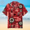 Bmx Pattern Hawaiian Shirt Beach Outfit Summer