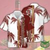 Captain Morgan Dark Red And White Coconut Hawaiian Shirt