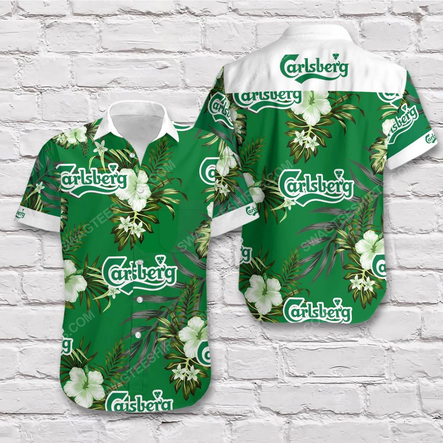 Carlsberg Hawaiian Shirt Beach Summer Outfit