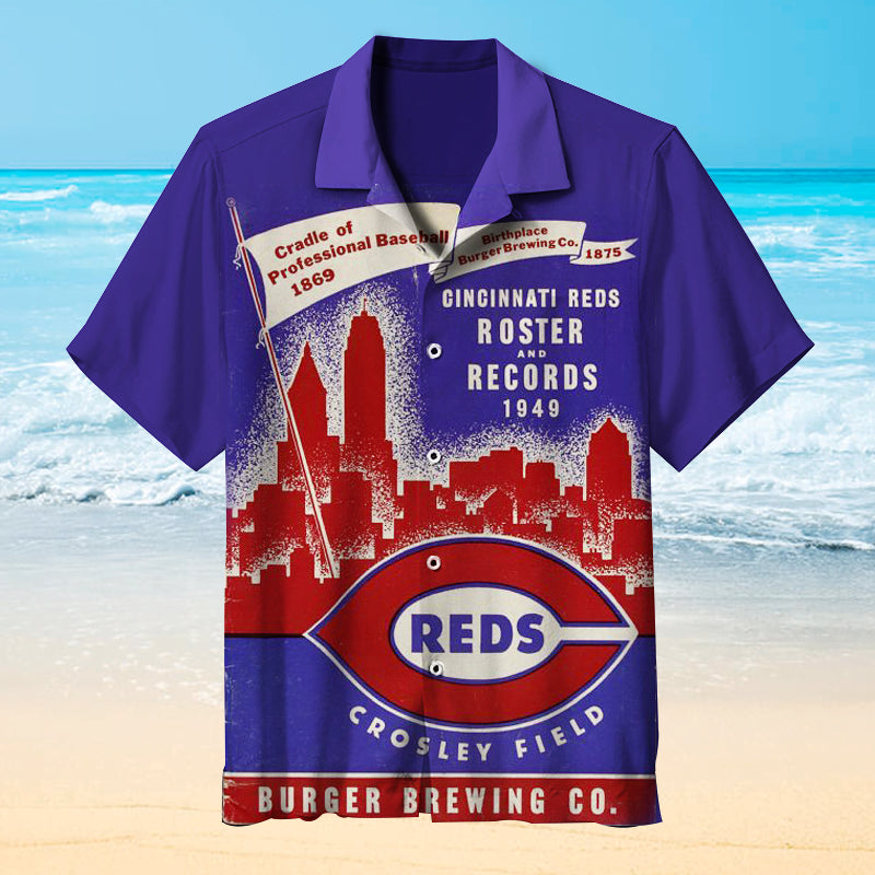 Cincinnati Reds Hawaiian Shirt Summer Beach Outfit