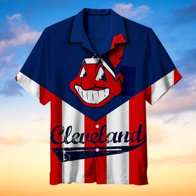 Cleveland Indians Hawaiian Shirt Beach Summer Outfit