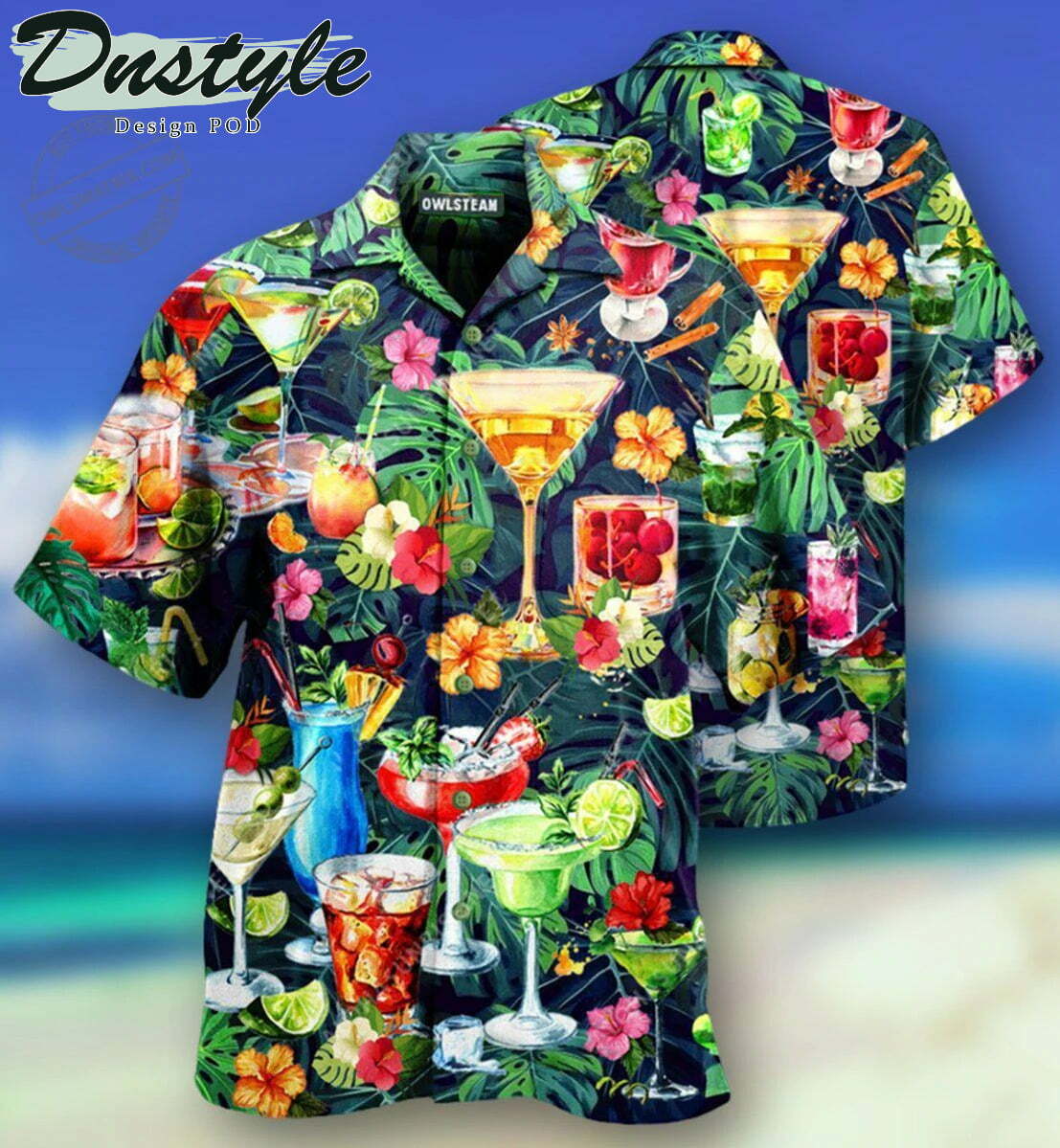 Cocktail Ls I Left My Heart In Limited Edition Hawaiian Shirt