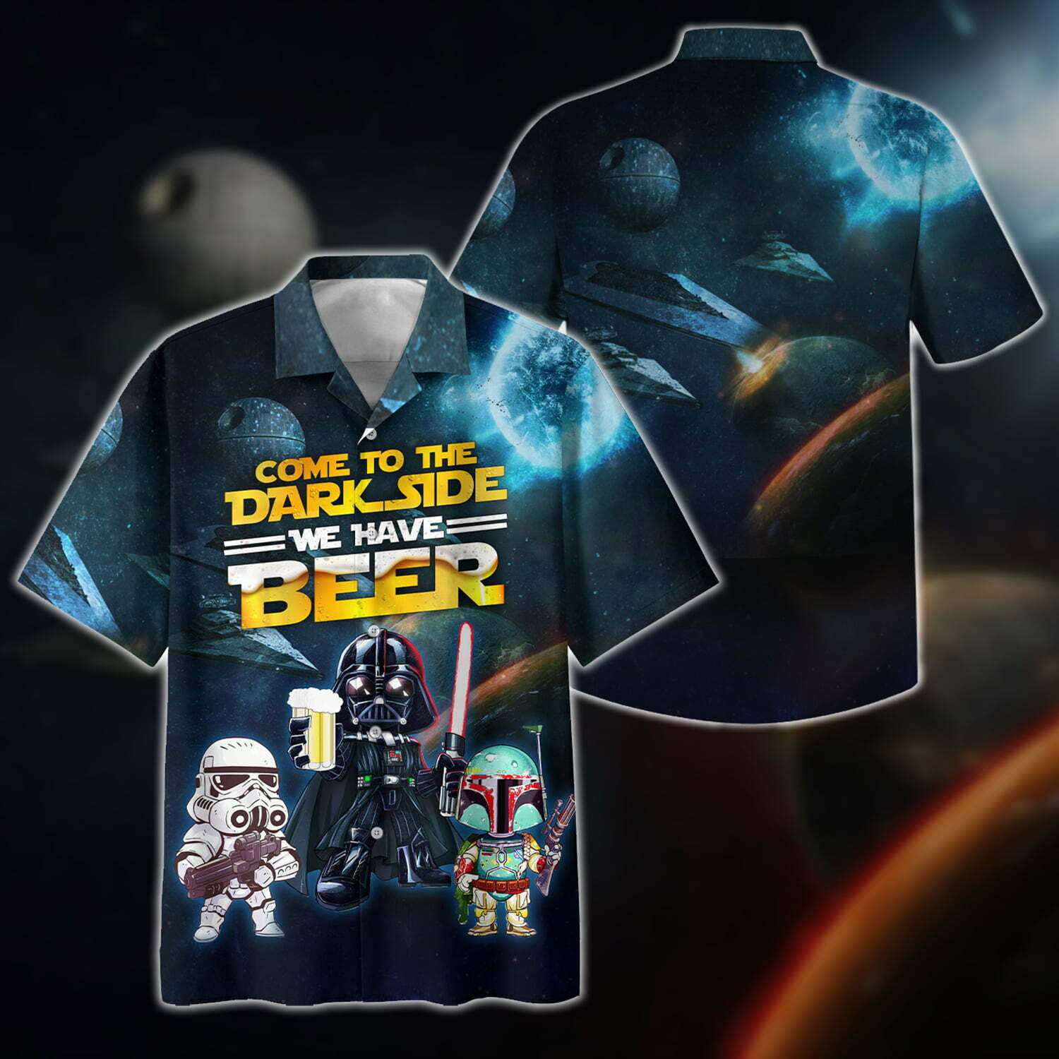 Come To The Dark Side We Have Beer Hawaiian Shirt