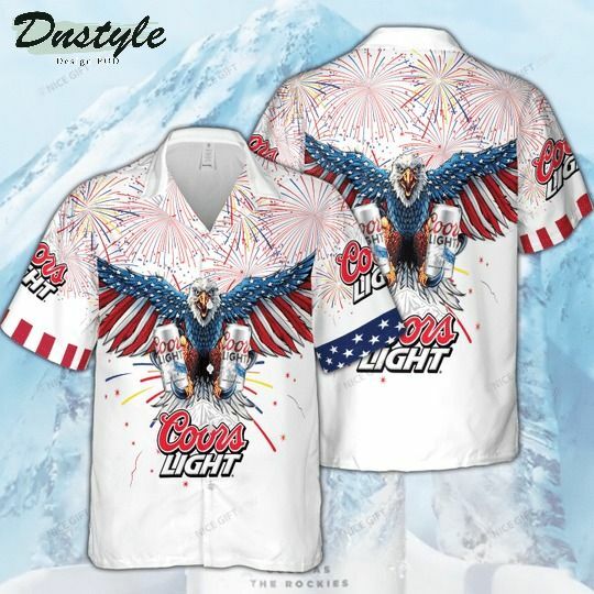 Coors Light 4Th Of July Hawaiian Shirt