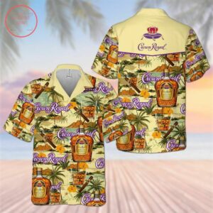 Crown Royal Drink Hawaiian Shirt Beach Summer Outfit