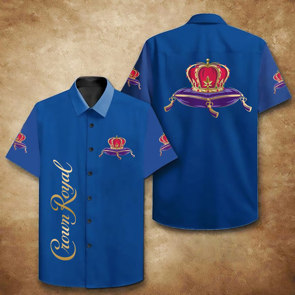 Crown Royal Hawaiian Shirt Summer Beach Outfit