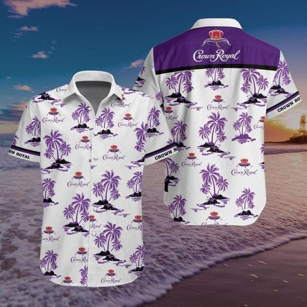 Crown Royal Whisky Hawaiian Shirt