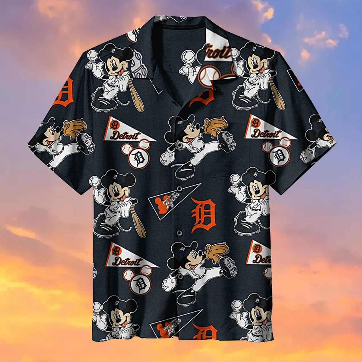 Detroit Tigers Baseball Hawaiian Shirt