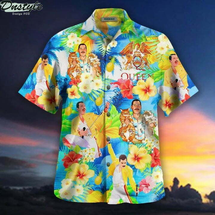 Freddie Mercury Cats Hawaiian Shirt