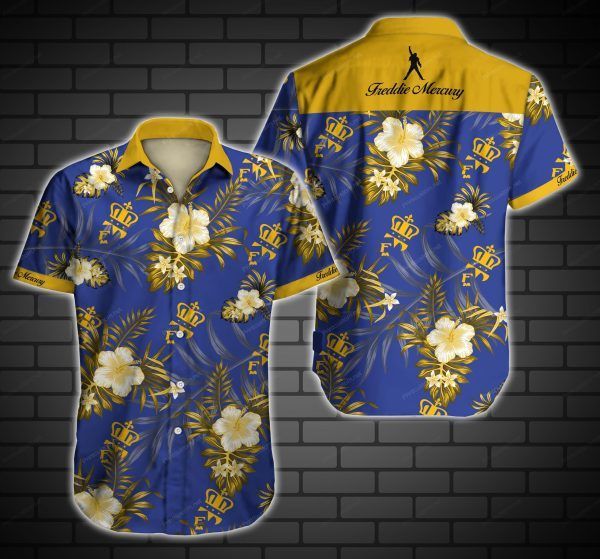 Freddie Mercury Hawaiian Shirt Summer Beach Outfit