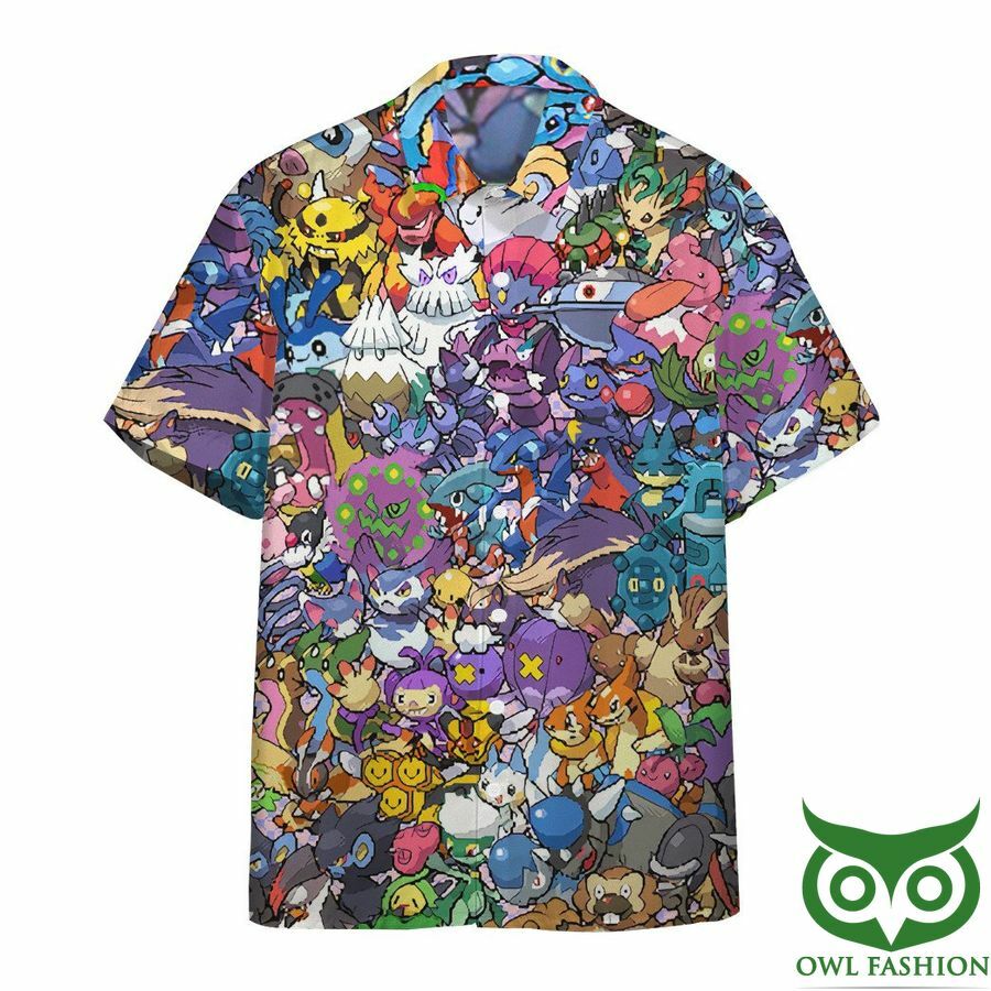 Gearhumans All The Pokemon That You Would Know Hawaiian Shirt