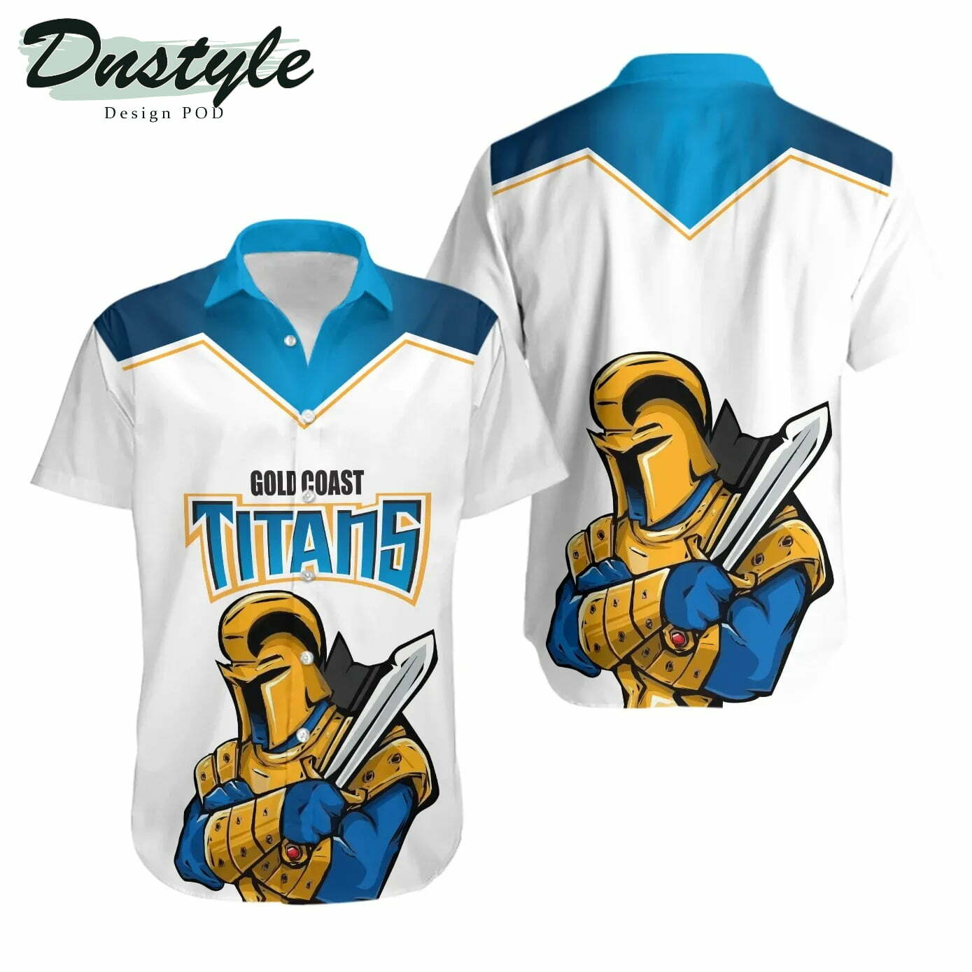 Gold Coast Titans 2021 Hawaiian Shirt