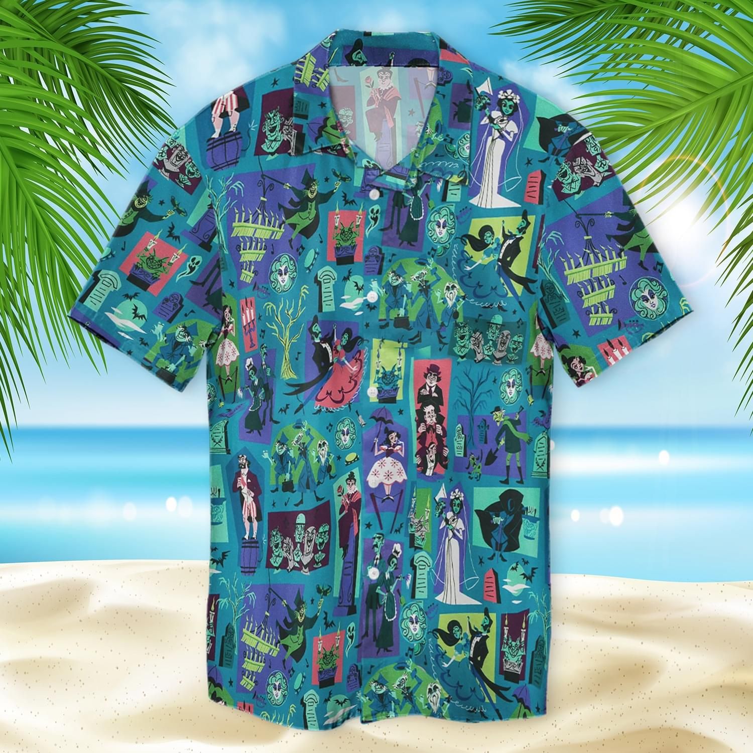 Haunted Mansion Hawaiian Shirt Summer Outfit Beach