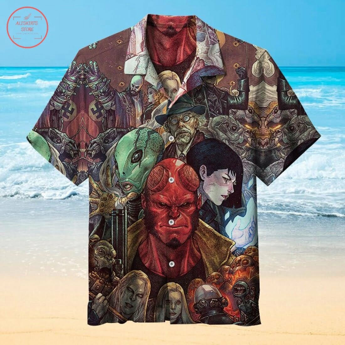 Hellboy 2004 Hawaiian Shirt Summer Beach Outfit