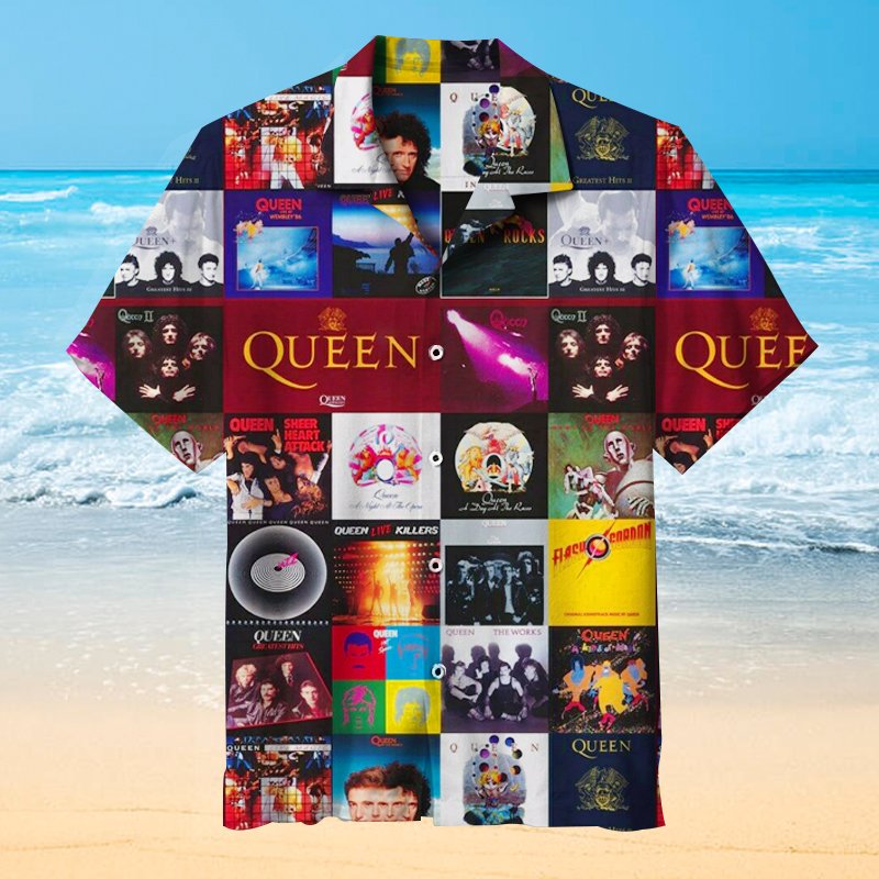 I Love Rock Music (Queen) Hawaiian Shirt