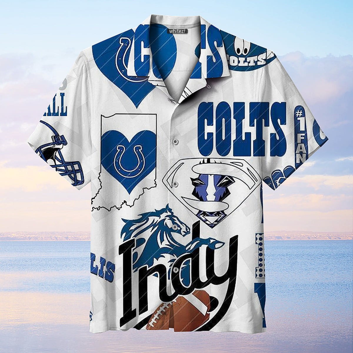 Indianapolis Colts Hawaiian Shirt