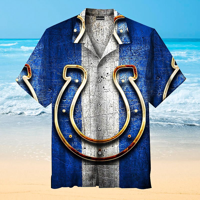 Indianapolis Colts Vintage Hawaiian Shirt