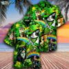 Irish Saint Patricks Day Cats Shamrocks Edition Hawaiian Shirt