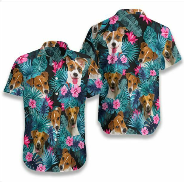 Jack Russell Terrier Tropical Hawaiian Shirt