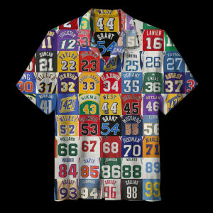 Jersey Number List Trending S Hawaiian Shirt