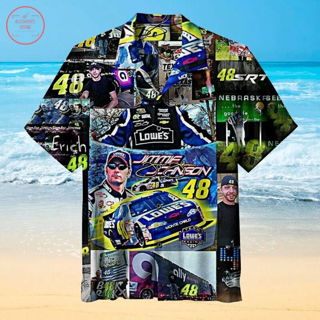 Jimmie Johnson 48 Hawaiian Shirt Summer Outfit Beach