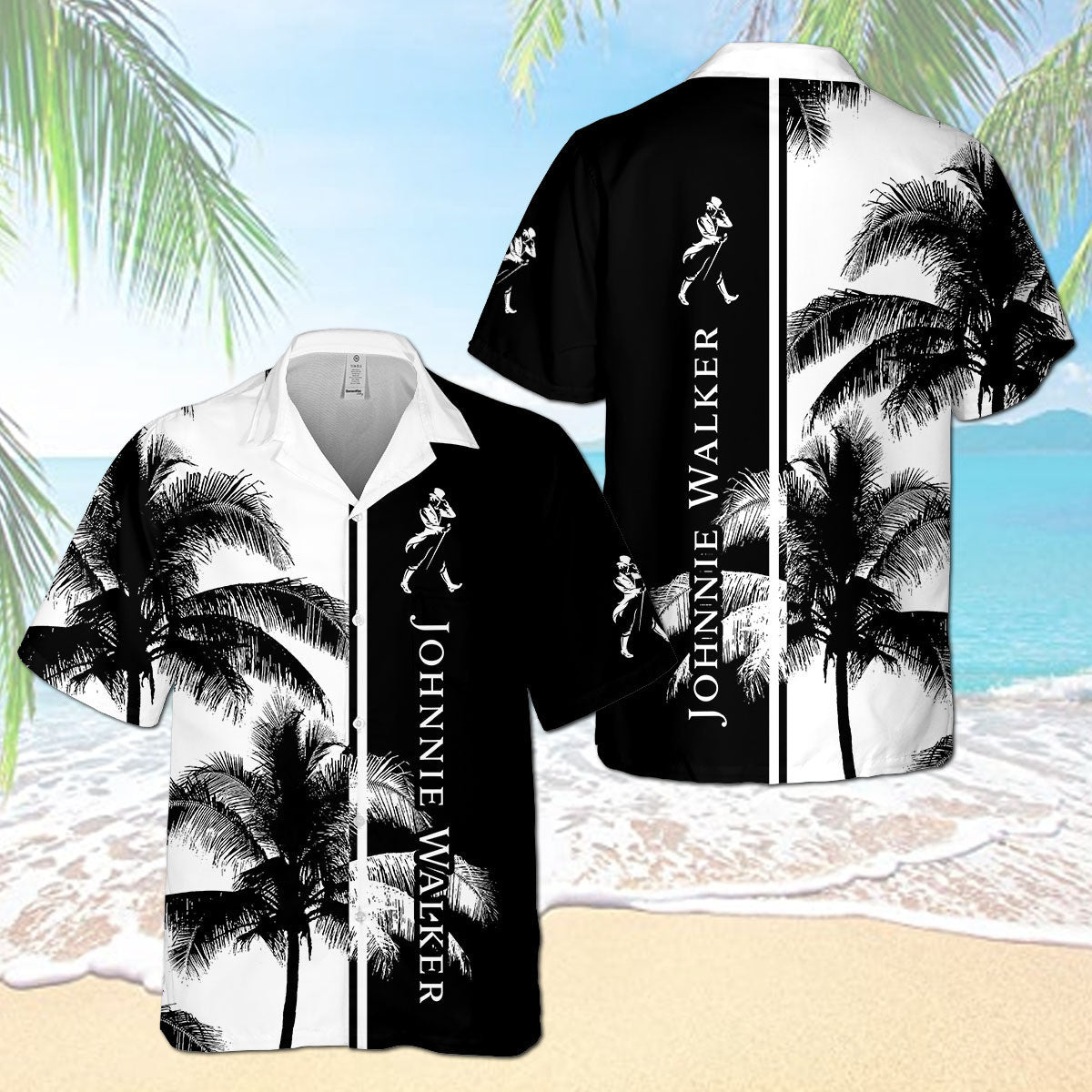 Johnnie Walker Hawaiian Shirt Outfit Summer Beach