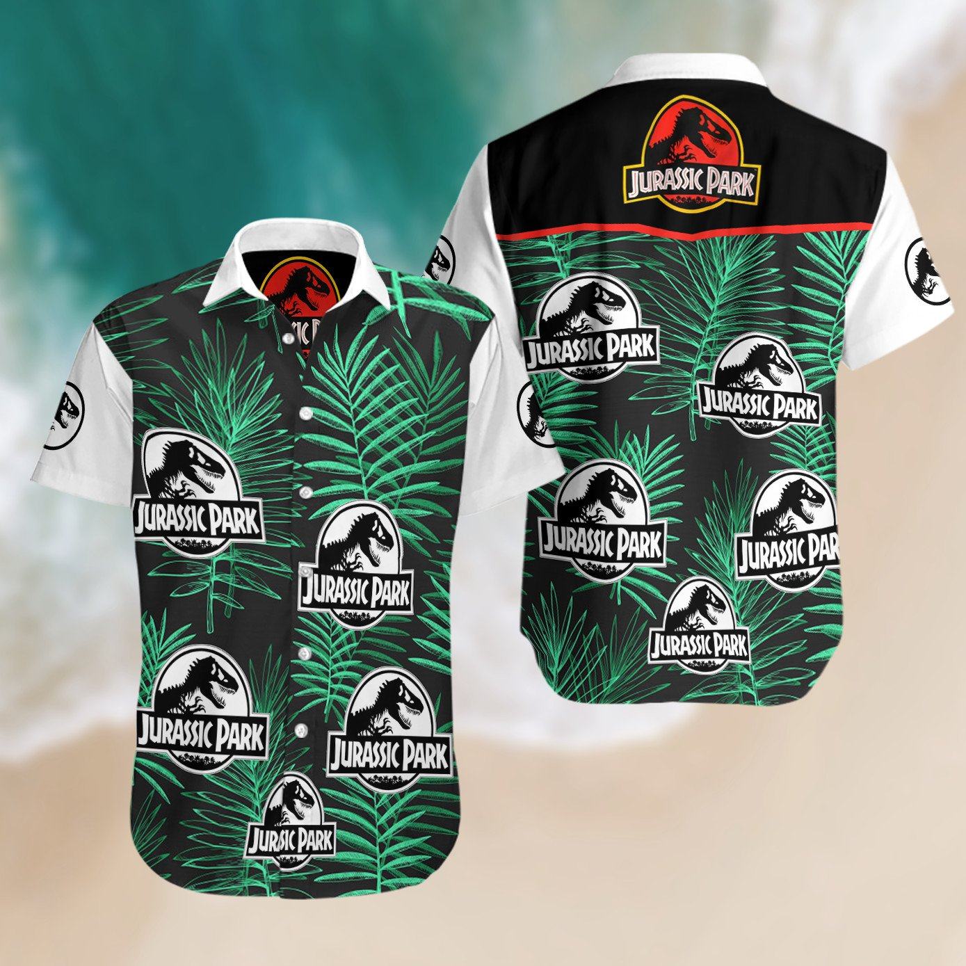 Jurassic Park Custom S Hawaiian Shirt